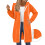 Women's Hooded Sweatshirt Longline Two-Way Zipper Oversized 4