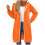 Women's Hooded Sweatshirt Longline Two-Way Zipper Oversized 2