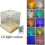 Celestial Cube Lamp with 16 Color Wave Effects, Remote Control, Rechargeable LED Night Light 2