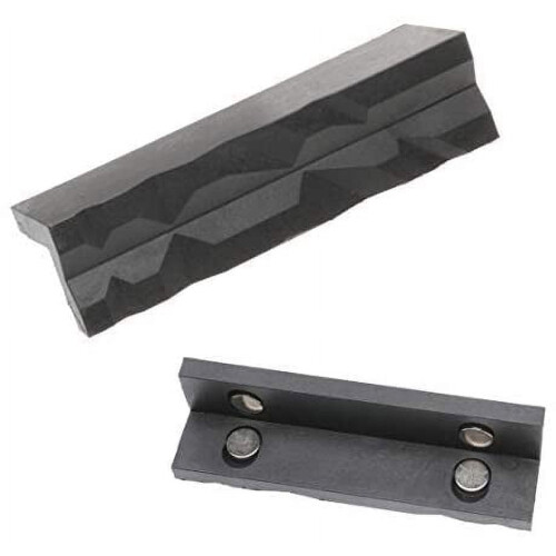 Universal 4-inch Vise Soft Jaws Magnetic Reversible Pads