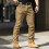 Men's Stretch Cargo Pants Softshell Outdoor Trousers Slim 1