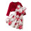 Ärmelloses Mädchen-Blumenkleid-Set mit Cape-Schulterjacke und 1