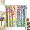 Rainbow Raindrops Curtains Watercolor Abstract Pattern 7