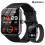 IP68 Waterproof Smart Watch with Bluetooth Calling, Heart Rate and Sleep Tracking, Includes Two Straps 1
