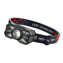 Stirnlampe mit Handbewegungssensor, helle, weitreichende, wiederaufladbare Multifunktions-Stirnlampe für Nachtangeln und Outdoor-Aktivi