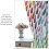 Rainbow Raindrops Curtains Watercolor Abstract Pattern 2