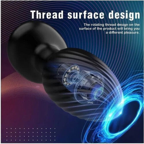 Remote Control Intimate Plug with 7 Rotation and 7 Vibration Modes, Couple Wellness Device 1