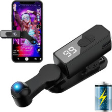 Bezdrátový automatický klikr pro iPhone, iPad a Android, dobíjecí dotyková obrazovka pro živé přenosy, lajky a hry