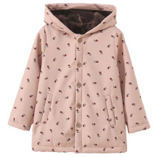 Winter Hooded Jacket for Toddlers with Cartoon Prints and
