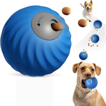 Interactieve voerdispenserbal voor honden en katten, slim bewegend puzzelspeelgoed, automatische voerdispenser