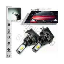 2er-Pack H11B H9B H8B LED-Scheinwerferlampen für Opel Corsa D (2011–2014), Abblendlicht, 6500 K Weiß, Canbus CSP, 1400 Lumen