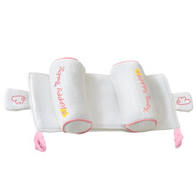 Oreiller de Soutien Doux, Hypoallergénique, en Coton Respirant, Lavable en Machine (Papillon Rose)