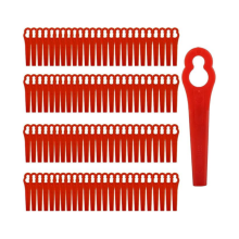 100 stuks vervangende messen voor grastrimmer, 83 mm snijbladen voor draadloze trimmers, compatibel met Swift en Ryobi.