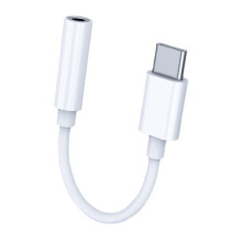 USB-C naar 3,5 mm hoofdtelefoonadapter voor iPhone 17, Samsung Galaxy, Pixel en iPad Pro, digitale audio-aux-converter.