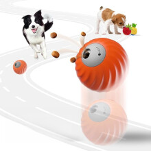 stuk duurzaam interactief hondenspeelgoed met snoepjesdispenser, pluche hoes en bewegingsgeactiveerde bal, houdt honden bezig