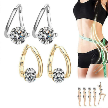 Lymphvity Germanium Øreringe til Kvinder, Lymfatisk Terapi Smykke Gave, Letvægts Hypoallergen Øreringe
