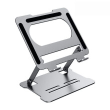 Justerbar aluminiumsstativ til bærbar computer og tablet, højde- og vinkelforhøjer til MacBook Air Pro, Dell, HP, ASU