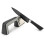 4 in 1 Diamond Knife Sharpener for Kitchen Knives and Scissors, Multifunctional Black Tool 2