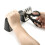 4 in 1 Diamond Knife Sharpener for Kitchen Knives and Scissors, Multifunctional Black Tool 3