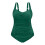 Women's Plus Size Monokini Swimwear Deep U-Neck Push-Up 4