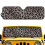 Foldable Gray Cheetah Print Windshield Sun Shade for Jeep 1