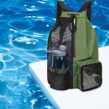 Mesh Swim Backpack with Wet Bag Lightweight Large Capacity