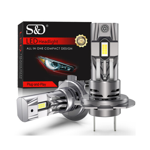 Λαμπτήρας προβολέα LED H7 50.000LM, 140W Μίνι ασύρματη αυτόματη λάμπα CSP με ανεμιστήρ