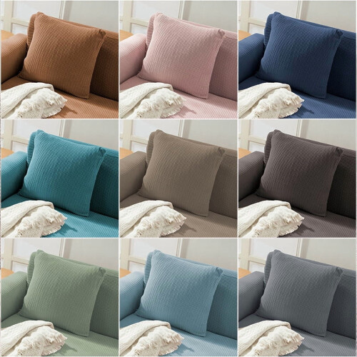 Decorative Pillow Set Dark Blue Polyester 2 pcs 1