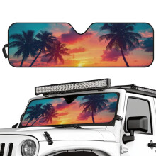 Sunset Palm Windshield Shade for Jeep Wrangler TJ/JK/JL