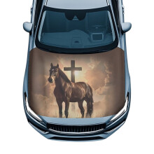 Horse Car Hood Cover Universal Fit 59x39 Inch