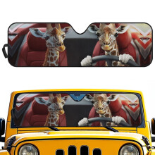 Giraffe Windshield Sunshade for Jeep Wrangler Compass