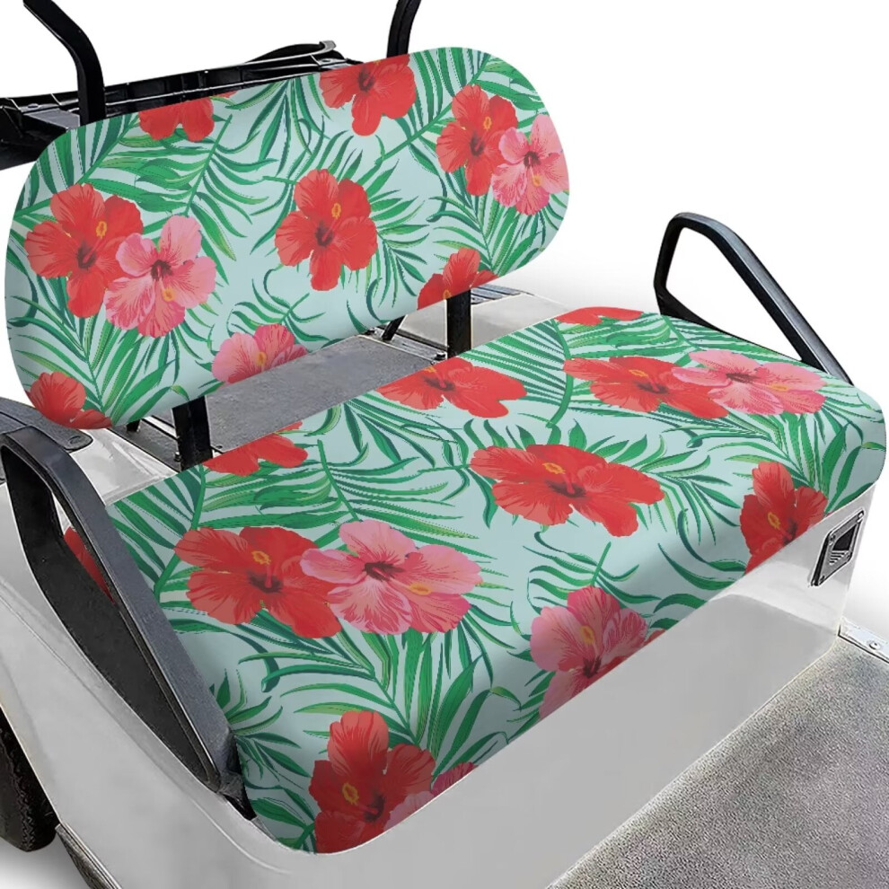 Tropical Hibiscus Golf Cart Seat Covers For Club Car Â 901175021602