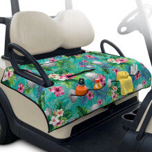 Hawaiian Floral Golf Cart Seat Covers Universal Fit for