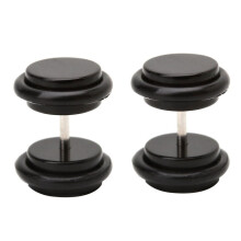 Acrylic Ear Studs 18G 1.2mm 2 pcs