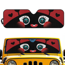Foldable Ladybug Sun Shade for Jeep JK JL Gladiator JT UV