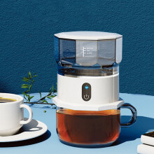 Karymi Portable Mini Drip Coffee Maker White 3-Cup