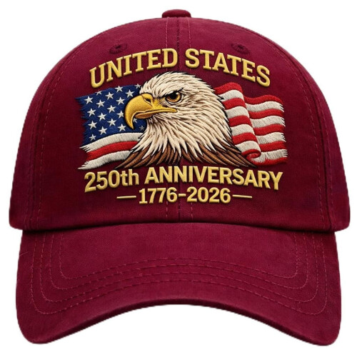 United States 250th Anniversary Baseball Cap