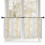 Orange Grey Tree Branch Voile Curtains 52x45 in Light 1