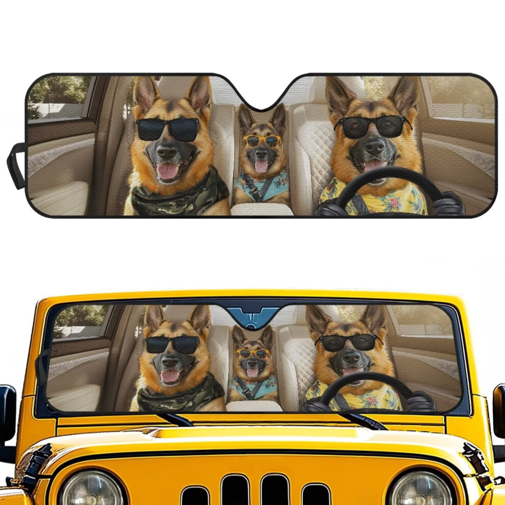 Foldable Windshield Sun Shade For Jeep Wrangler Jk/Jku/Tj 901175012327