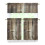 Brown Matte Kitchen Curtain Valance Set 36 Inch 1