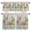 Easter Bunny Kitchen Curtains and Valances Pink Flower 1