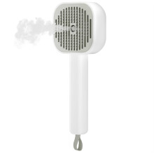 4 in 1 Self Cleaning Pet Steam Brush for Shedding with Quiet Motor - Elimination Flying Hair - Keep Your Clothes Clean