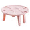 Pink Plastic Folding Table Outdoor Picnic Style 1 Piece 1