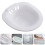 Sitz Bath Seat Plastic Foldable White 1 Piece 1
