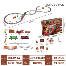 Electric Train Set for Kids 3-6 Years Old 312 Pieces