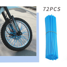 Wheel Spoke Covers Black 72-Piece UV Resistant