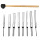 Steel Tuning Fork Set 256-512 Hz 8 Pack 1