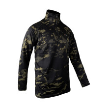 SPEERO Long Sleeve Armour Top Black Cam 3X-Large