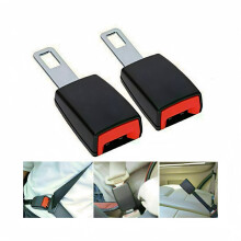 2 Pack Universal Seat Belt Extender with Adjustable Buckle, 12-23 cm Car Seat Belt Extension