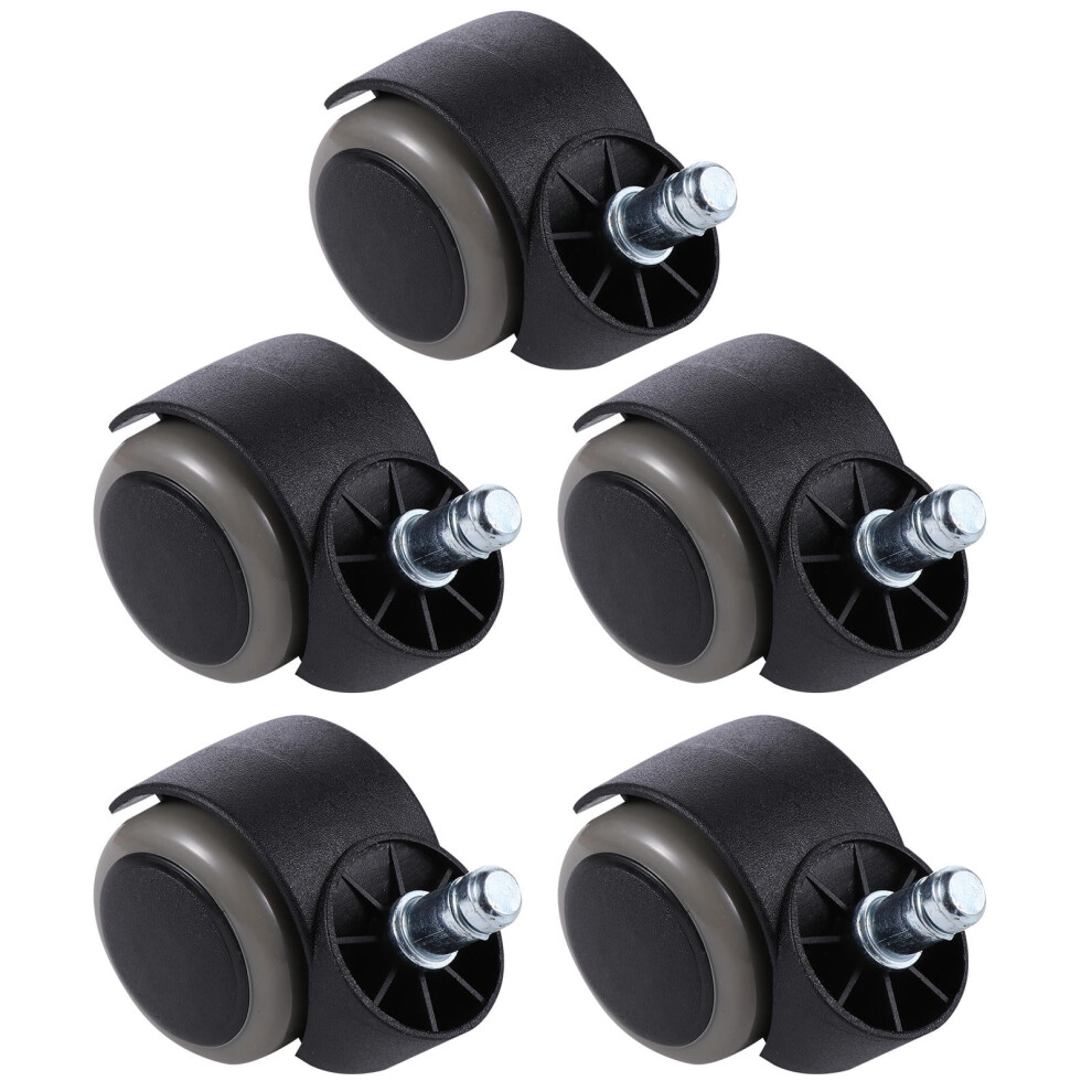 Hemoton Office Chair Wheel Rims For Floor Protection 5 Pcs 901175043154